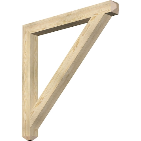 Ekena Millwork Traditional Craftsman Rough Sawn Bracket, Douglas Fir, 4"W x 42"D x 42"H BKT04X42X42TRA04RDF